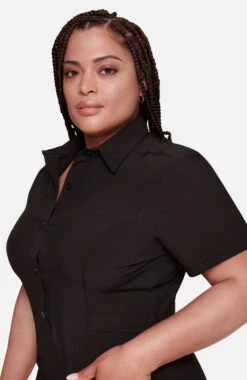 Cherokee Women's 39" Button Front Scrub Dress -Medical Clothing Store 7 ck ck510a 650