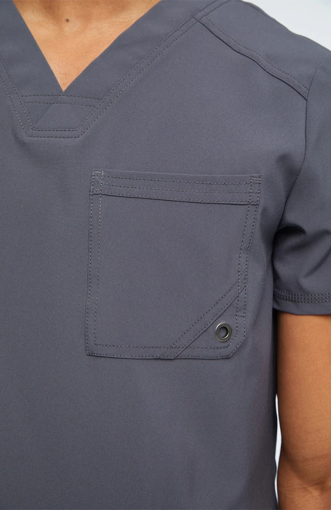 Men's V-Neck Solid Scrub Top Cherokee Men's V-Neck Solid Scrub Top -Medical Clothing Store 7 ck ck900a 650