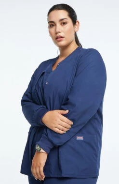 Clearance Women's Jewel Neck Warmup Solid Scrub Jacket -Medical Clothing Store 8 ck 4350 clearance 650